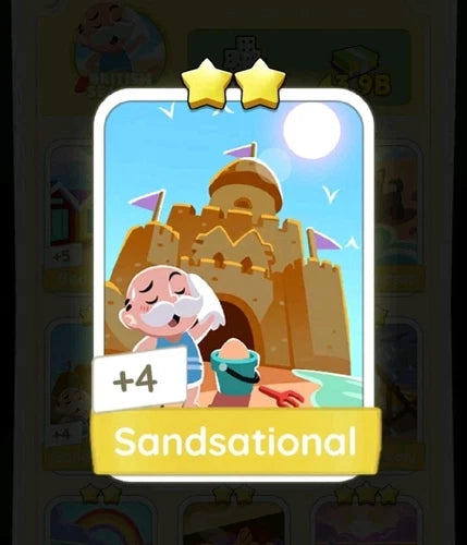 Set6 Sandsational,Monopoly Go Sticker,Set6:4