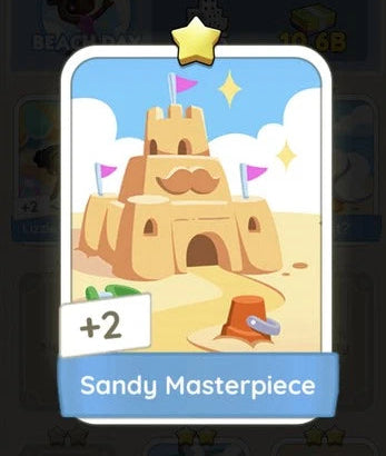 Set4 Sandy Masterpiece,Monopoly Go Sticker,Set4:2