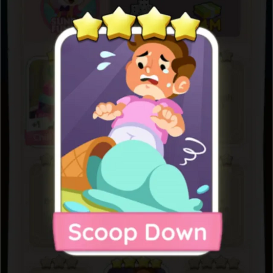 Set11 Scoop Down,Monopoly Go Sticker,Set11:8