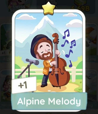 Set1 Alpine Melody,Monopoly Go Sticker,Set1:5