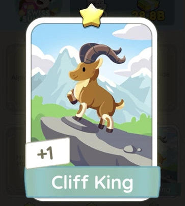 Set1 Cliff King,Monopoly Go Sticker,Set1:6
