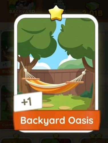 Set2 Backyard Oasis, Monopoly Go Sticker,Set2:1