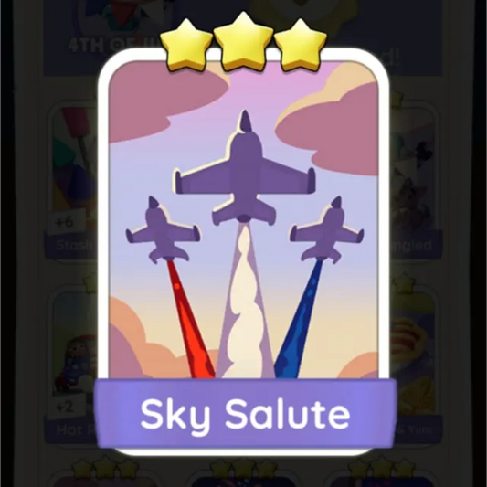 Set8 Sky Salute,Monopoly Go Sticker,Set8:7