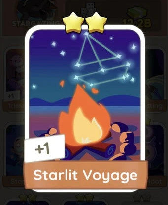 Set5 Starlit Voyage,Monopoly Go Sticker,Set5:7