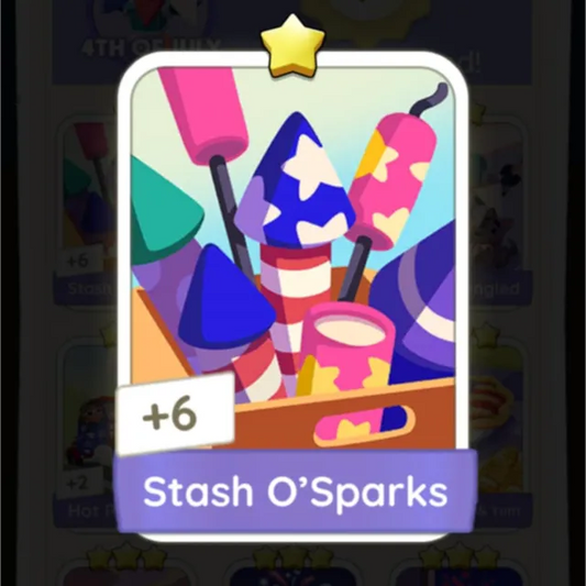 Set8 Stash O'Sparks,Monopoly Go Sticker,Set8:1