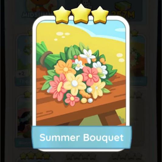 Set13 Summer Bouquet,Monopoly Go Sticker,Set13:3