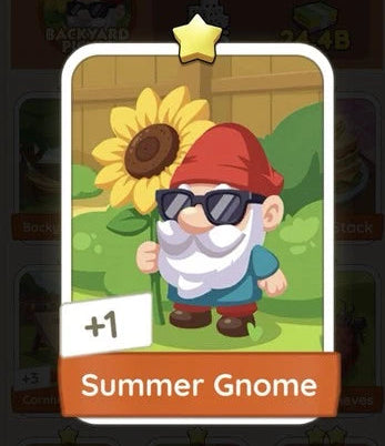 Set2 Summer Gnome,Monopoly Go Sticker,Set2:7