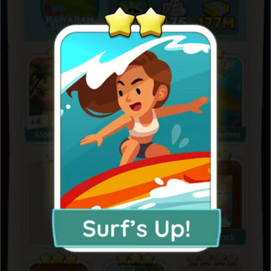 Set10 Surf's Up！,Monopoly Go Sticker,Set10:2