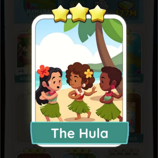 Set10 The Hula,Monopoly Go Sticker,Set10:8