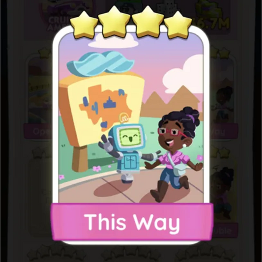 Set16 This Way ,Monopoly Go Sticker,Set16:3