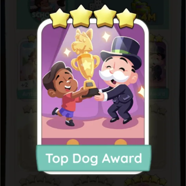 Set17 Top Dog Award,Monopoly Go Sticker,Set17:3