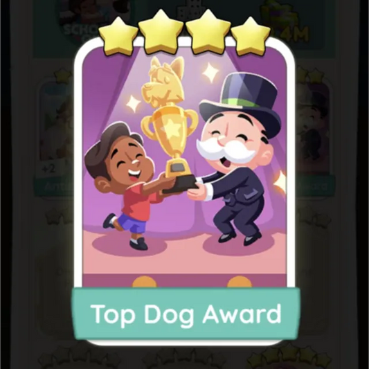 Set17 Top Dog Award,Monopoly Go Sticker,Set17:3