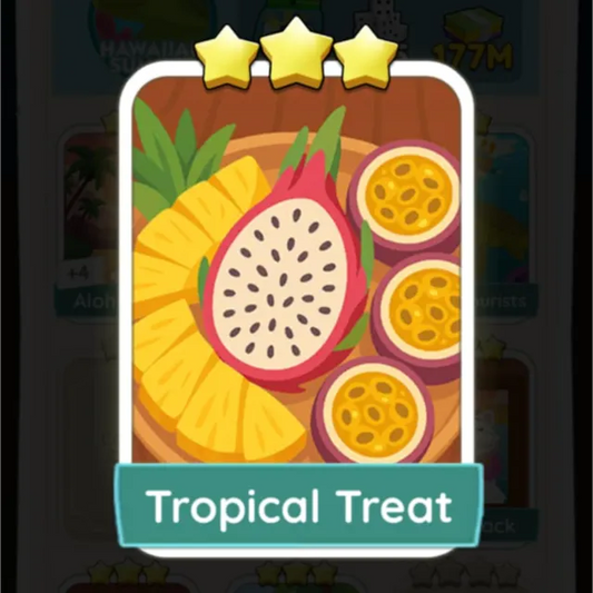 Set10 Tropical Treat,Monopoly Go Sticker,Set10:7