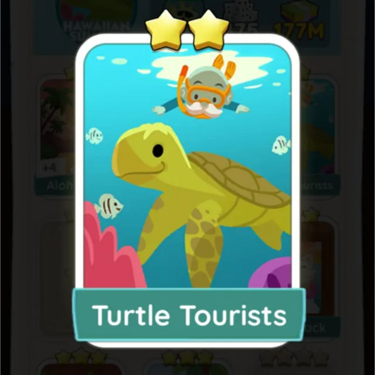 Set10 Turtle Tourists,Monopoly Go Sticker,Set10:3