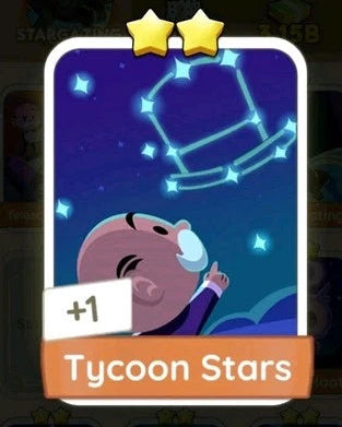 Set5 Tycoon Stars,Monopoly Go Sticker,Set5:5