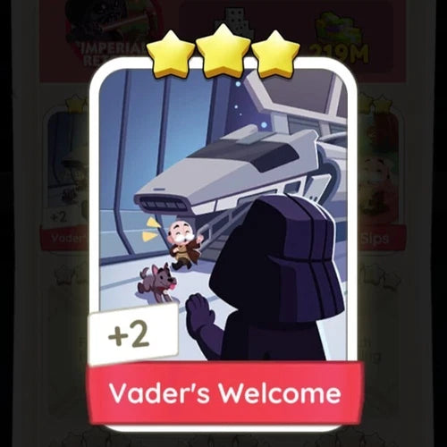 Set18 Vader's Welcome,Monopoly Go Sticker,Set18:1