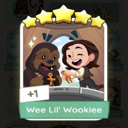 Set19 Wee Lil' Wookiee,Monopoly Go Sticker,Set19:6