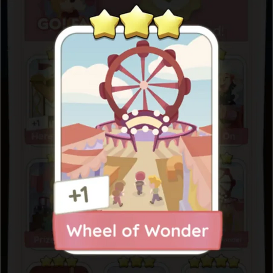 Set9 Wheel of Wonder,Monopoly Go Sticker,Set9:6