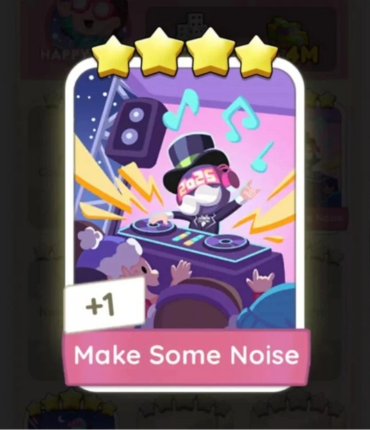 Set13 Make Some Noise,Monopoly Go Sticker,Set13:3