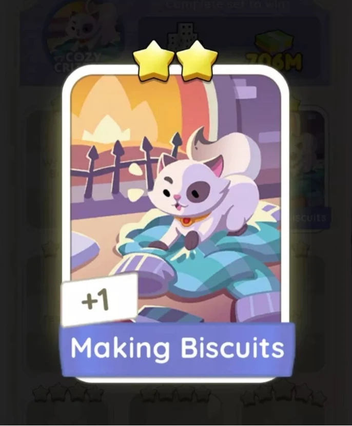 Set9 Making Biscuits,Monopoly Go Sticker,Set9:3