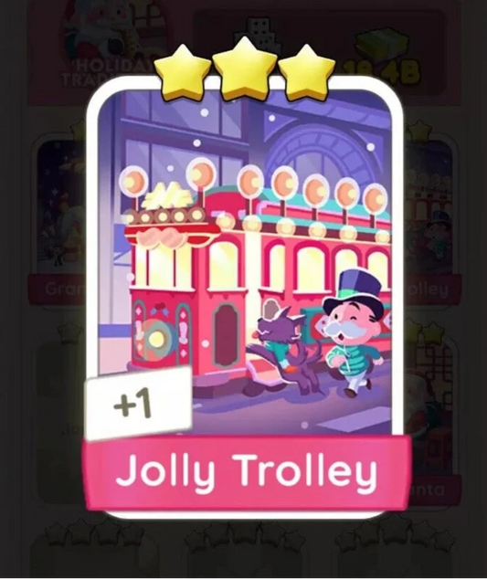 Set11 Jolly Trolley,Monopoly Go Sticker,Set11:3