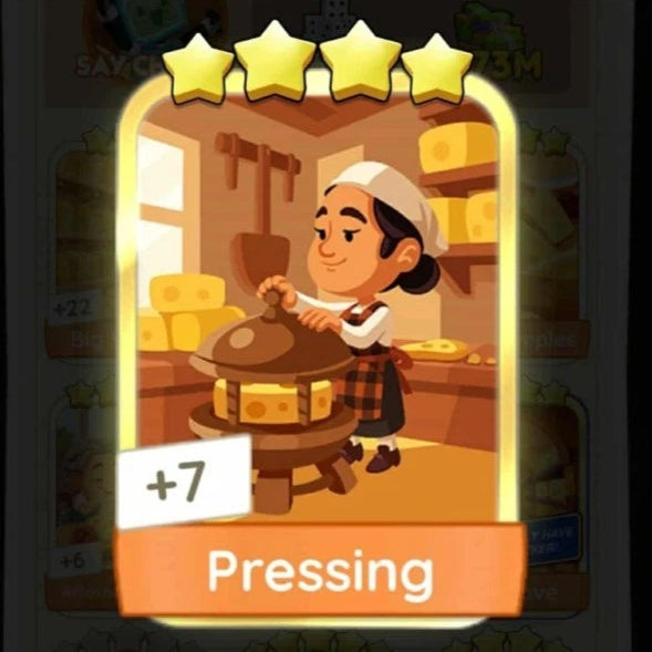 "Golden Blitz"   Pressing ,Monopoly Go Sticker Set16