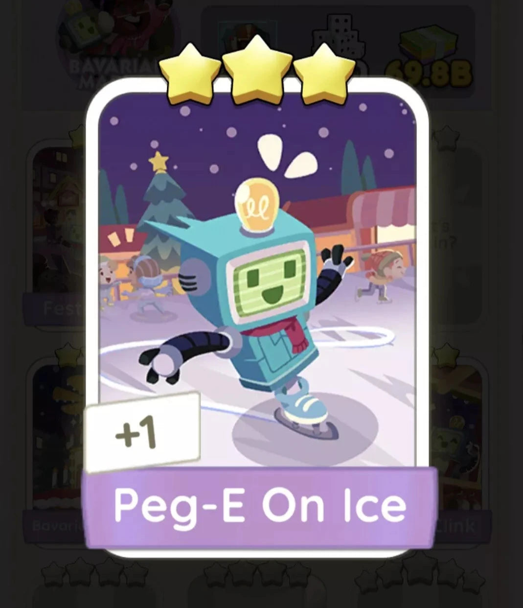 Set10 Peg-E On Ice,Monopoly Go Sticker,Set10:5