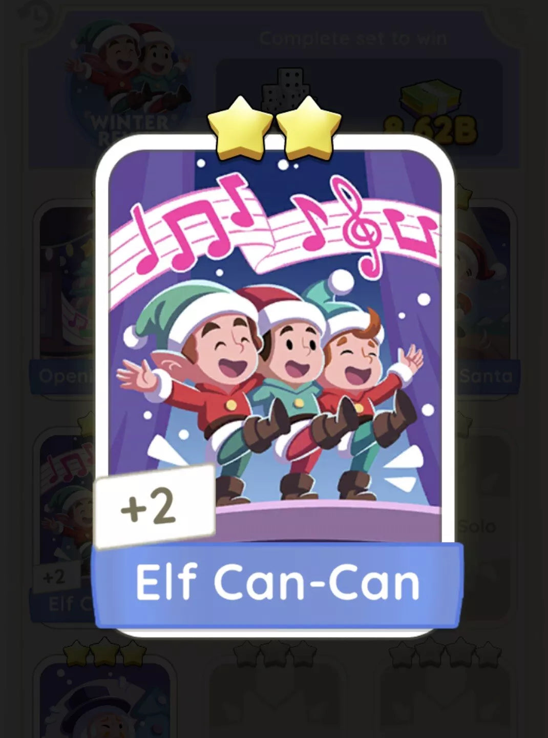 Set6 Elf Can-Can,Monopoly Go Sticker,Set6:4