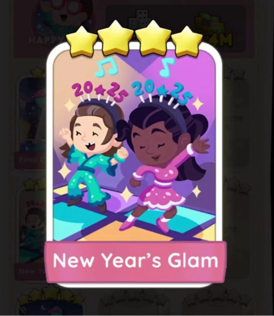 Set13 New Year's Glam,Monopoly Go Sticker,Set13:4