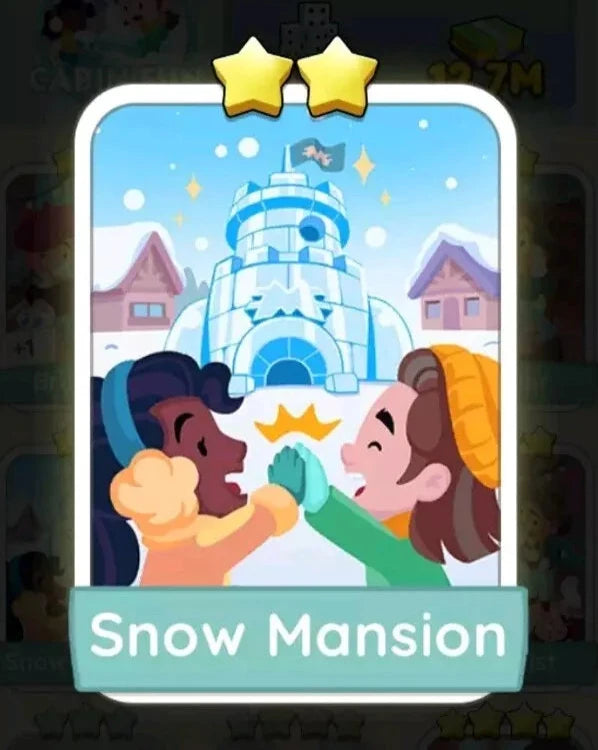 Set7 Snow Mansion,Monopoly Go Sticker,Set7:4