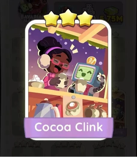 Set10 Cocoa Clink,Monopoly Go Sticker,Set10:6