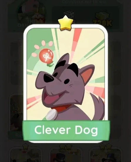 Set2 Clever Dog,Monopoly Go Sticker,Set2:5