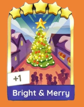 "Golden Blitz"Bright & Merry,Monopoly Go Sticker Set21
