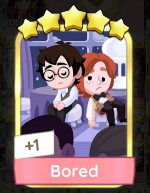 Golden Blitz:Bored (Set 22-6) 5 🌟 Monopoly Go Sticker