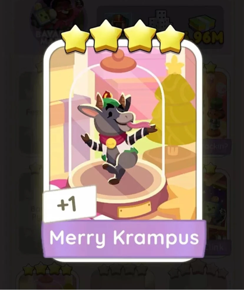 Set10 Merry Krampus,Monopoly Go Sticker,Set10:7