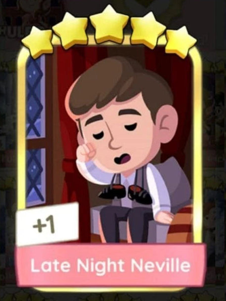 Golden Blitz: Late Night Neville (Set 22-8) 5 🌟  Monopoly Go Sticker