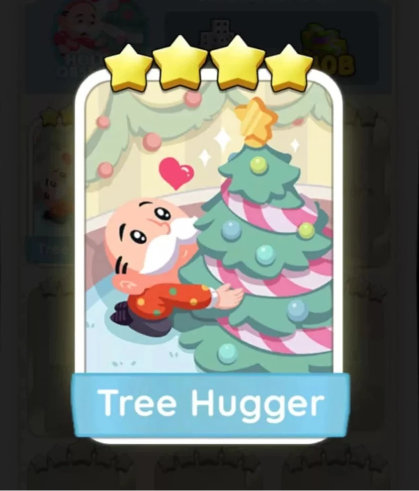 Set14 Tree Hugger,Monopoly Go Sticker,Set14:1