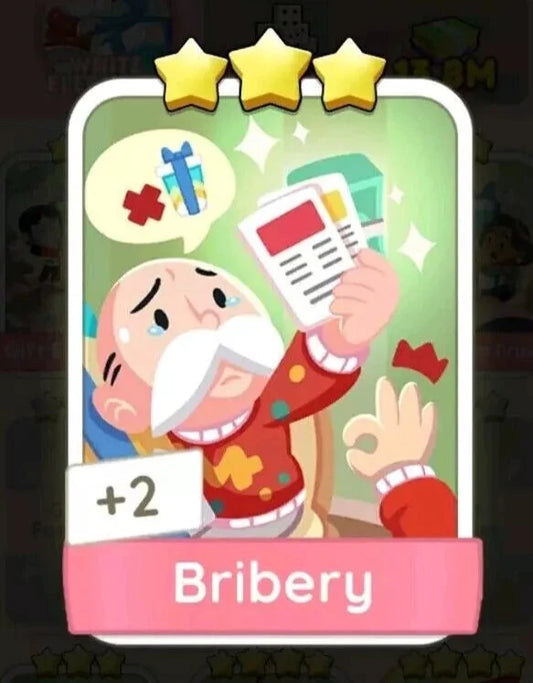 Set8 Bribery,Monopoly Go Sticker,Set8:7