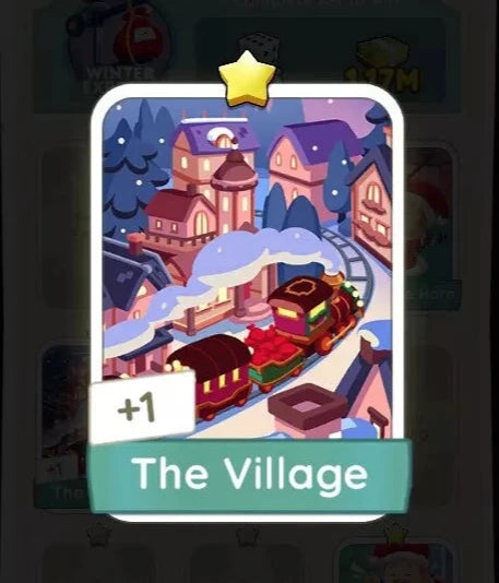 Set1 The Village,Monopoly Go Sticker,Set1:4