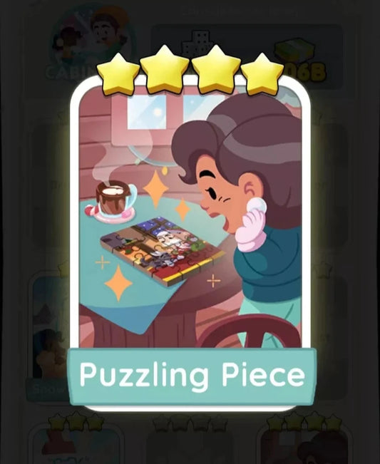 Set7 Puzzling Piece,Monopoly Go Sticker,Set7:9