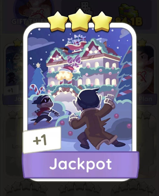 Set12 Jackpot,Monopoly Go Sticker,Set12:1