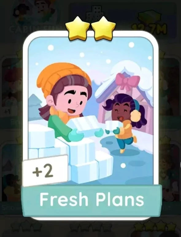 Set7 Fresh Plans,Monopoly Go Sticker,Set7:2