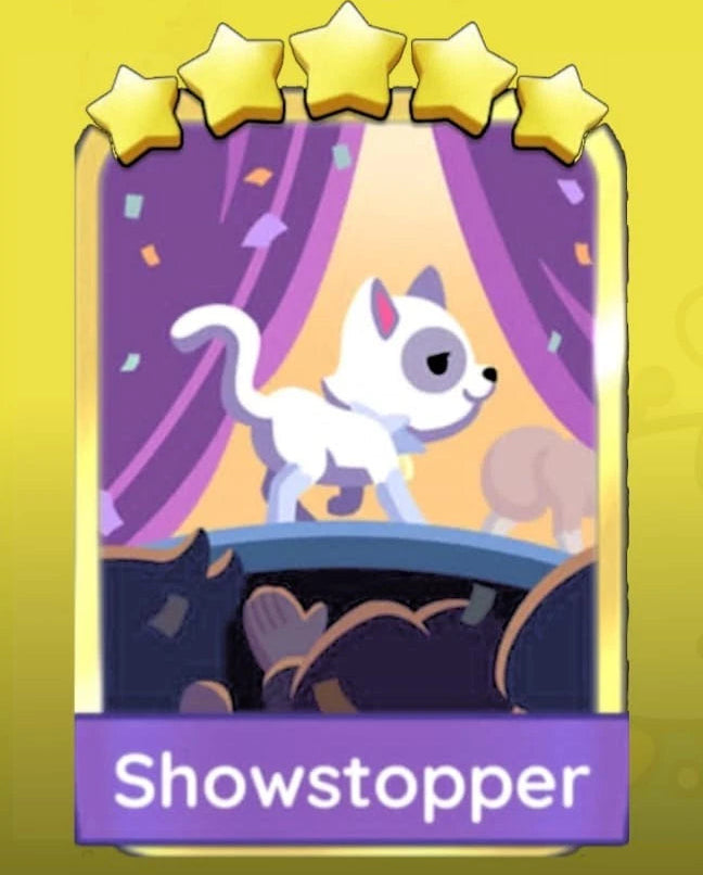 Golden Blitz:Showstopper 5 ⭐ Set-19 🌟 Monopoly Go Sticker