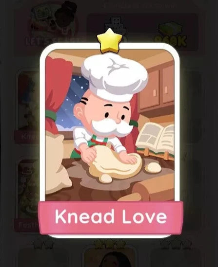 Set4 Knead Love,Monopoly Go Sticker,Set4:1