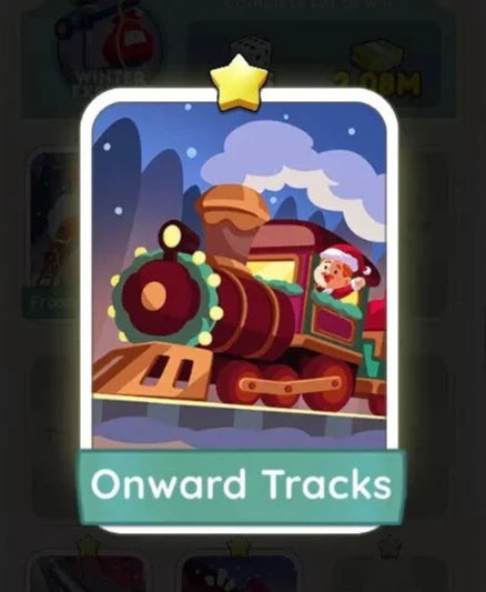 Set1 Onward Tracks,Monopoly Go Sticker,Set1:2