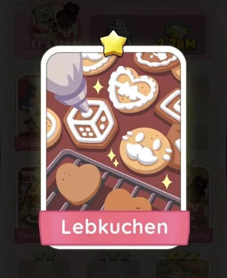 Set4 Lebkuchen,Monopoly Go Sticker,Set4:2