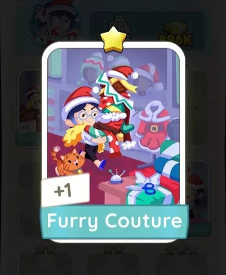 Set3 Furry Couture,Monopoly Go Sticker,Set3:1