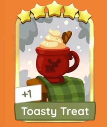 "Golden Blitz"Toasty Treat,Monopoly Go Sticker Set19