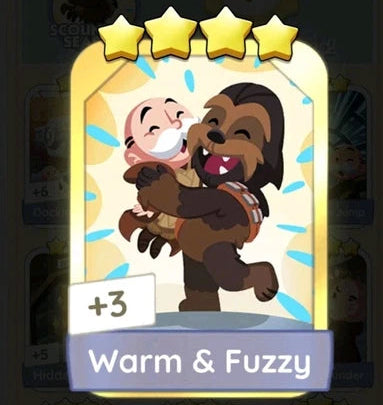 "Golden Blitz" Set15 Warm & Fuzzy ,Monopoly Go Sticker Set15:8