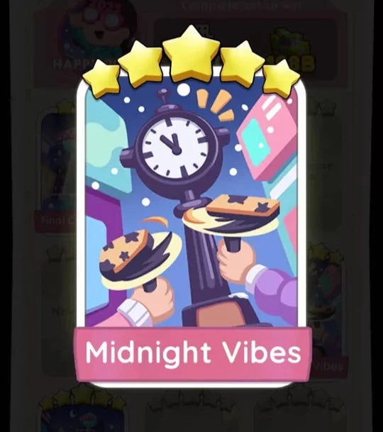 Set13 Midnight Vibes,Monopoly Go Sticker,Set13:6